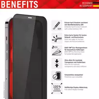 apple iphone 16e - Displex Real 3D Screen Privacy Glass for iPhone 13/ 13 Pro/ 14 - 9 nuotrauka