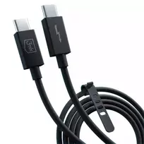 thunderbolt 3 - 3MK Hyper ThunderBolt Cable 240W 1m Black - 3 nuotrauka