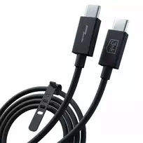 thunderbolt 3 - 3MK Hyper ThunderBolt Cable 240W 1m Black - 5 nuotrauka