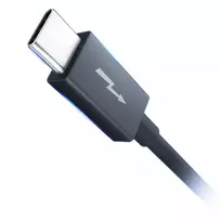 thunderbolt 3 - 3MK Hyper ThunderBolt Cable 240W 1m Black - 7 nuotrauka
