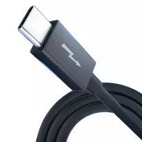 thunderbolt 3 - 3MK Hyper ThunderBolt Cable 240W 1m Black - 8 nuotrauka