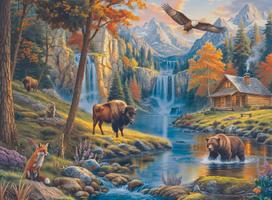 puzzle 3000 - Trefl Laukinė gamta, 3000 det. - 2 nuotrauka