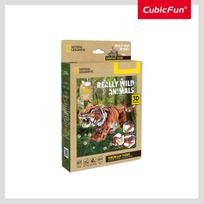 delione 3 - CubicFun NG 3D dėlionė „Amūrinis tigras“ - 3 nuotrauka