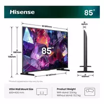 televizorius 85 - Hisense 85E7S PRO - 14 nuotrauka