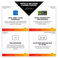 intel core i5 - HP Victus 15-fa2457ng, i5-13420H, 12 GB, 512 GB, 15.6", RTX 5050, Juodas (Black) - 13 nuotrauka