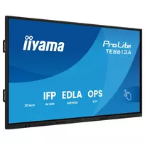 interaktyvus ekranai 86 - iiyama ProLite TE8613A-B3AG 85.6", 4K, IPS, Touch, juodas (black) - 8 nuotrauka
