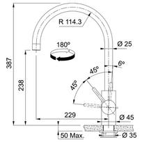 virtuvine plautuve nerudijancio plieno - Franke Eos Neo 115.0590.044, nerūdijančio plieno - 2 nuotrauka