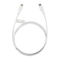 2 5 1 1m - DELTACO USB-C - USB-C, 5Gbit / s, 5A, 1M, baltas / USBC-1502M - 4 nuotrauka