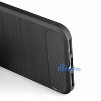 realmi telefonai - Forcell Carbon for Apple iPhone 13 Pro, apple iphone 13 pro, juoda - 4 nuotrauka
