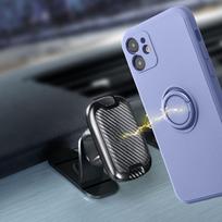 xiaomi redmi note 14 pro 5g deklas - Xiaomi Redmi Note 14 Pro 5G Silicone Ring Case - Violetinė (Purple) - 4 nuotrauka