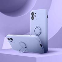 xiaomi redmi note 14 pro 5g deklas - Xiaomi Redmi Note 14 Pro 5G Silicone Ring Case - Violetinė (Purple) - 7 nuotrauka