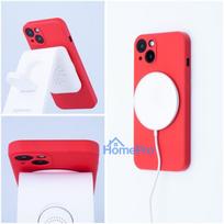 iphone se 2022 - Apple iPhone 7/8/SE (2020/2022) Silicone Mag Case Raudonas (Red) - 9 nuotrauka