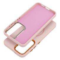 deklas magsafe samsung - Oem FRAME MAG COVER dėklas Samsung Galaxy A52 5G / A52 LTE (4G) / A52s 5G Pudrinė rožinė (Powder Pink) - 3 nuotrauka