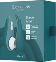 stimuliatorius womanizer - Womanizer Liberty 2 Dark Petrol (Žalias) - 5 nuotrauka