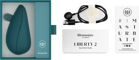 stimuliatorius womanizer - Womanizer Liberty 2 Dark Petrol (Žalias) - 6 nuotrauka