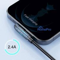 usb data cable - Joyroom S-1230K3 Gaming USB Cable - Lightning 2.4A 1.2m Silver - 2 nuotrauka