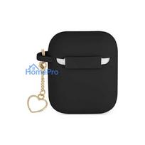 airpods deklas guess - Guess Silicone Charm Cover for Airpods 1/ 2 Black - 2 nuotrauka