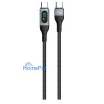 greito ikrovimo laidas - Dudao L7MaxC cable USB Type-C to USB Type-C fast charging PD 100W Black - 2 nuotrauka