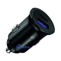 ikrovikliai type 2 - Automobilinis įkroviklis Swissten SW-CCH-ME2-QC3.0-PD-36W-S, USB 3.0/USB Type C, sidabro, 36 W - 3 nuotrauka