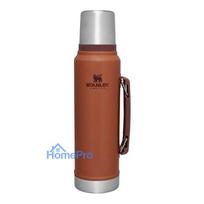 stanley termo puodelis - Stanley Termosas LEGENDARY CLASSIC 1L - Hammertone Clay - 2 nuotrauka