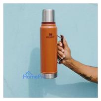 stanley termo puodelis - Stanley Termosas LEGENDARY CLASSIC 1L - Hammertone Clay - 3 nuotrauka
