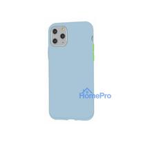 deklas samsung galaxy a21s - Fusion Accessories "Solid Silicone Case Galaxy A21s" Light Blue - 2 nuotrauka