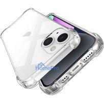 apple iphone 1 - Fusion Accessories "Anti Shock Silicone Case Apple iPhone 15 Plus" Transtarent - 3 nuotrauka