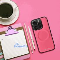 15 pro silicone case - Fusion Accessories Roar Mag Morning Apple iPhone 15 Pro Pink - 2 nuotrauka