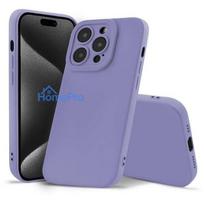15 pro silicone case - Fusion Accessories "Softy Case iPhone 15 Pro" Violet - 3 nuotrauka