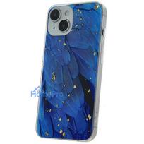 samsung s23 fe - Fusion Accessories "Gold Glam Case Galaxy S23 FE" Blue - 2 nuotrauka