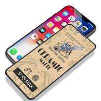 apsaugine plevele matine - Fusion Accessories "Matte Ceramic Screen Protector iPhone SE 2020" Black - 2 nuotrauka