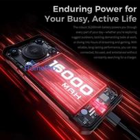 mobilus telefonai 512gb - Oukitel WP56 512GB Raudonas (Red) - 6 nuotrauka