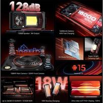 mobilus telefonai 512gb - Oukitel WP56 512GB Raudonas (Red) - 7 nuotrauka