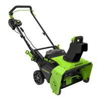 sniego valytuvai - Greenworks 60V gd60st, 56 cm - 11 nuotrauka