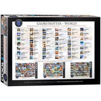 delione 6000 - Eurographics Globetrotter World 6000-0751, 67.6 x 48.9 cm, 1000 det. - 2 nuotrauka