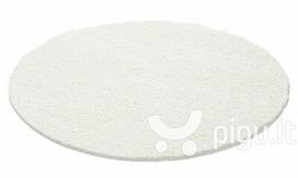 Apvalus NORE Shaggy kilimas Cream, 200x200 cm