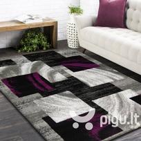 Kilimas pilkas/violetinis 200x300cm