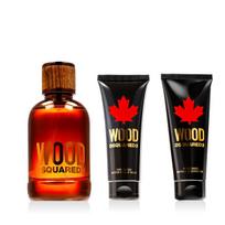 dsquared2 green wood edt - Dsquared2 Wood for Him rinkinys vyrams (100 ml. EDT + dušo gelis 150 ml.) - 2 nuotrauka