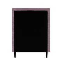 lova 90 x 200 rozine - Lova Home4you Laara, 90 x 200 cm, rožinė, su čiužiniu, su grotelėmis - 3 nuotrauka