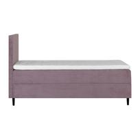 lova 90 x 200 rozine - Lova Home4you Laara, 90 x 200 cm, rožinė, su čiužiniu, su grotelėmis - 5 nuotrauka