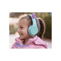 belaides ausines violetines - PowerLocus P2 Cat Ears Wireless Purple (Violetinis) - 2 nuotrauka