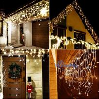 led girlianda uzuolaida - LED kalėdinė užuolaida Springos CL0332, 12 m, šiltai balta (Warm White), 300 LED - 5 nuotrauka