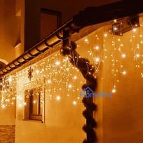 led girlianda uzuolaida - LED kalėdinė užuolaida Springos CL0332, 12 m, šiltai balta (Warm White), 300 LED - 8 nuotrauka