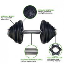 ketaus - Ketaus hantelis TUNTURI, 15kg - 3 nuotrauka