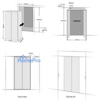saldytuvas hisense - Hisense RS3P538NAIE Pilkas (Gray) - 3 nuotrauka