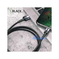 usb c fast charge - Usams USB-A to USB-C 1m Black - 3 nuotrauka