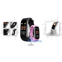 ismanieji laikrodziai rozinis - Giewont Smartband GW200-4 Juodas (Black) + Rožinė (Pink) apyrankė - 4 nuotrauka