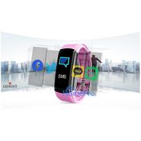 ismanieji laikrodziai rozinis - Giewont Smartband GW200-4 Juodas (Black) + Rožinė (Pink) apyrankė - 8 nuotrauka