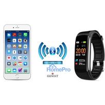 ismanieji laikrodziai rozinis - Giewont Smartband GW200-4 Juodas (Black) + Rožinė (Pink) apyrankė - 9 nuotrauka