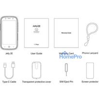 unihertz telefonas - Unihertz Jelly 2E 4/64GB Silver (Sidabrinis) - 4 nuotrauka